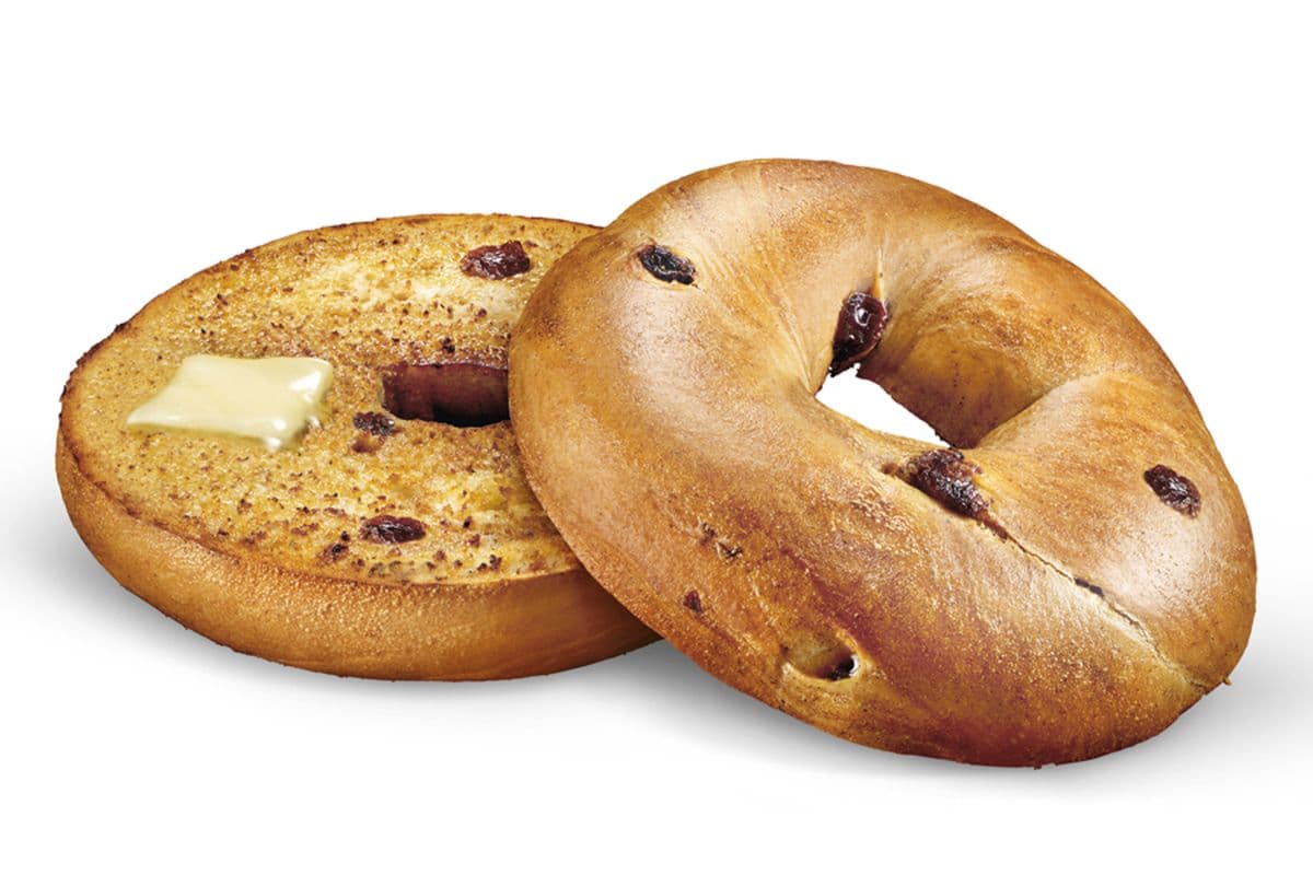Bagel cannelle et raisins secs