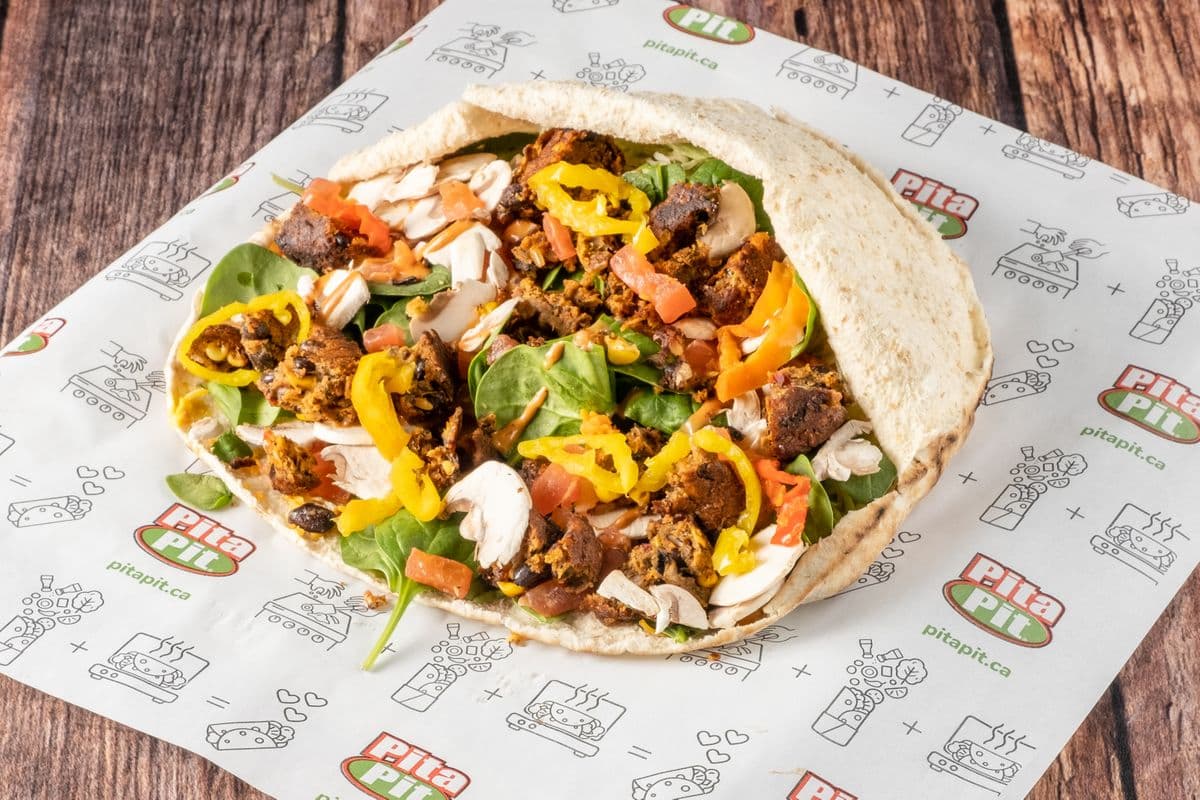 6" Petita - Black Bean Pita