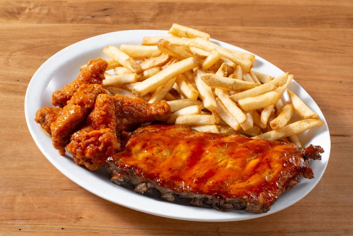 Rib and Wing Combo