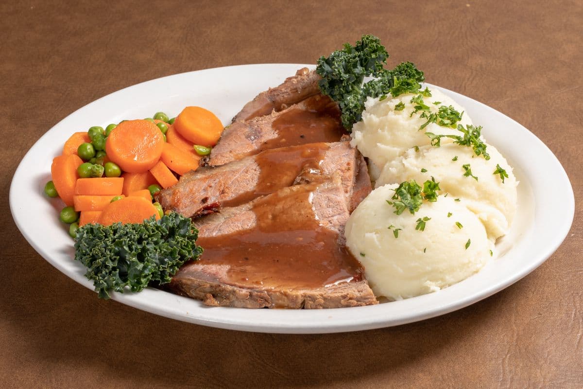 Roast Beef Dinner for One