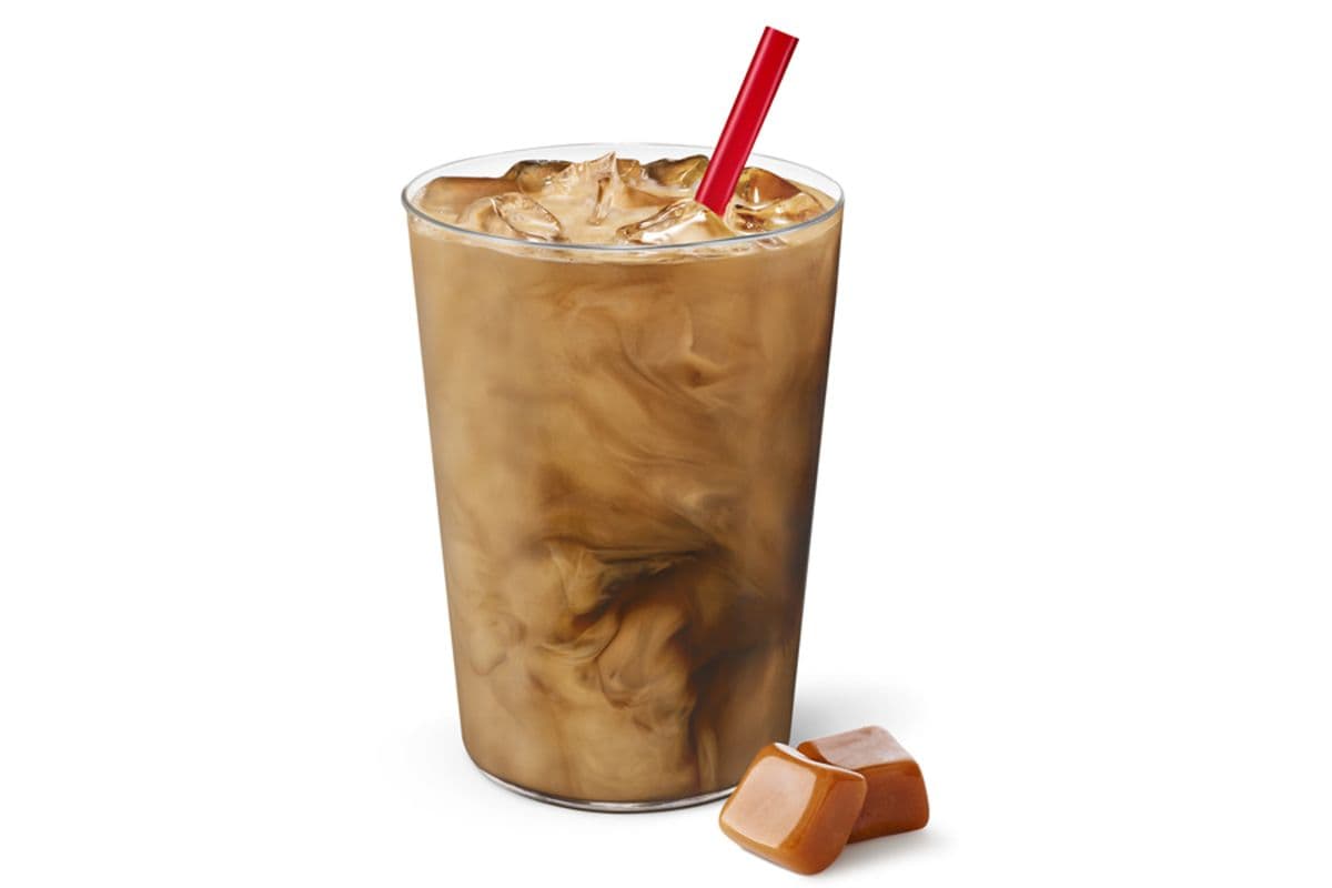 Latte glacé au caramel