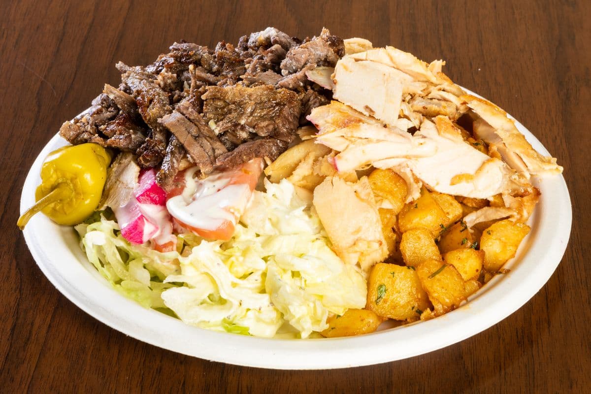 Plat combo Taouk shawarma