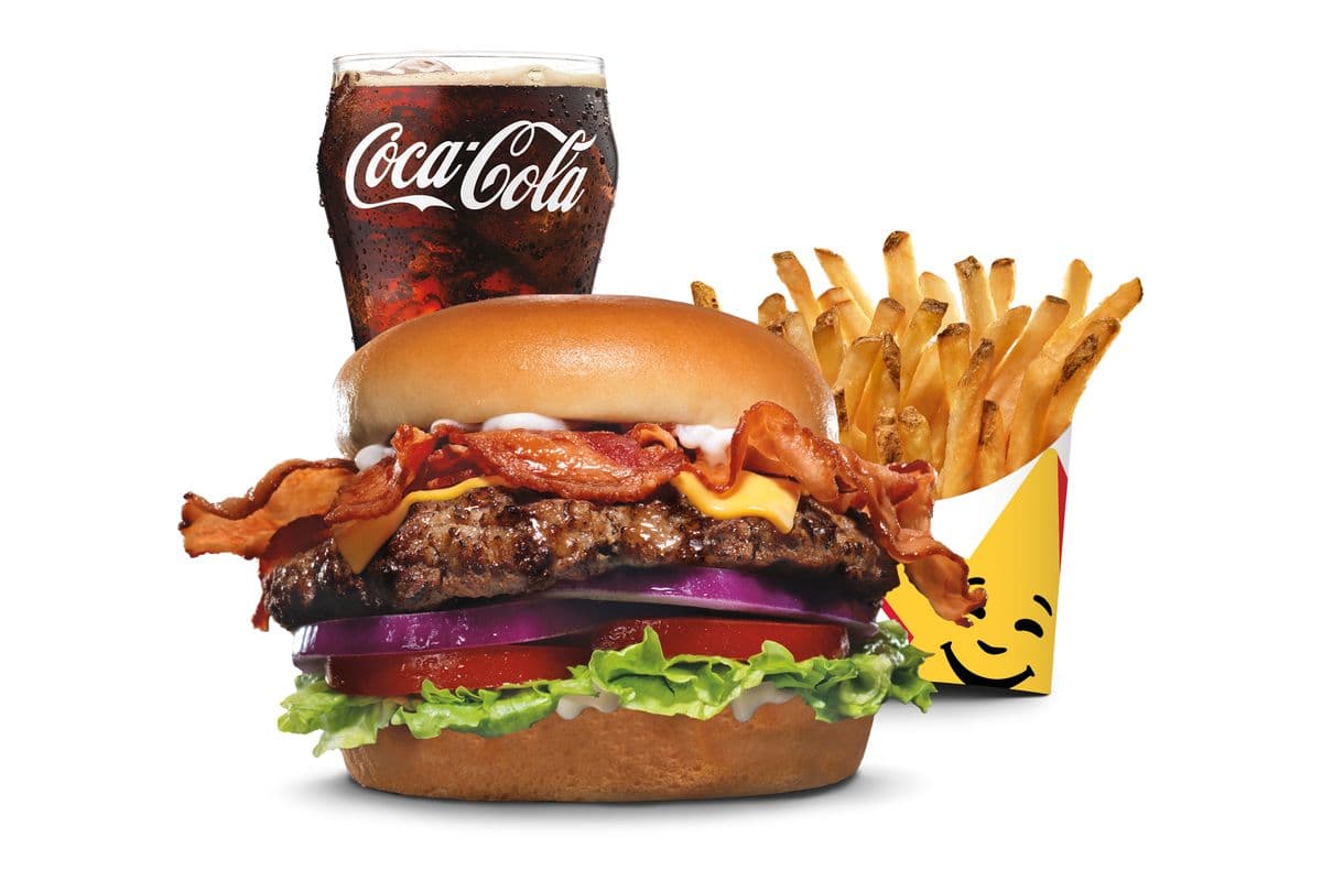 Super Bacon Big Angus Burger Combo