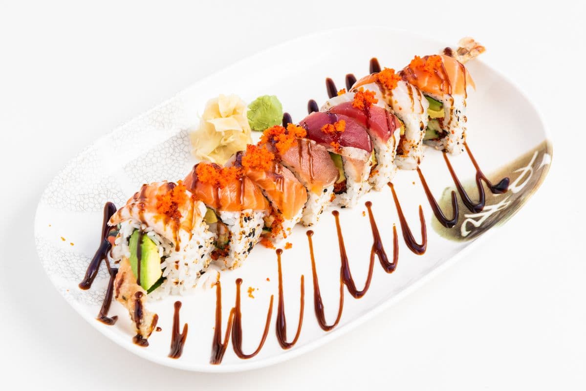 M-9. Rainbow Dragon Roll