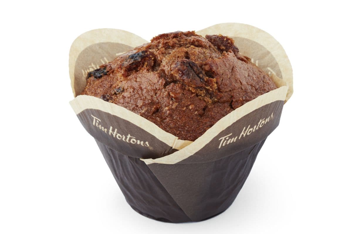 Muffin au son et raisins secs