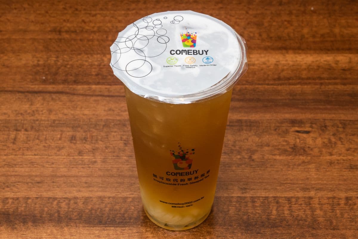 Iced Peach Oolong Tea (Large)
