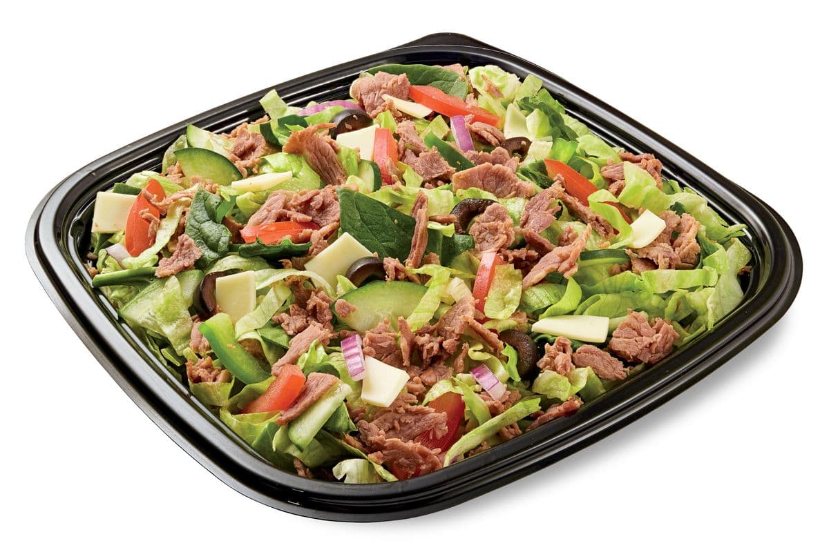 Salade au steak et fromage / Steak & Cheese Salad (200 Cals)