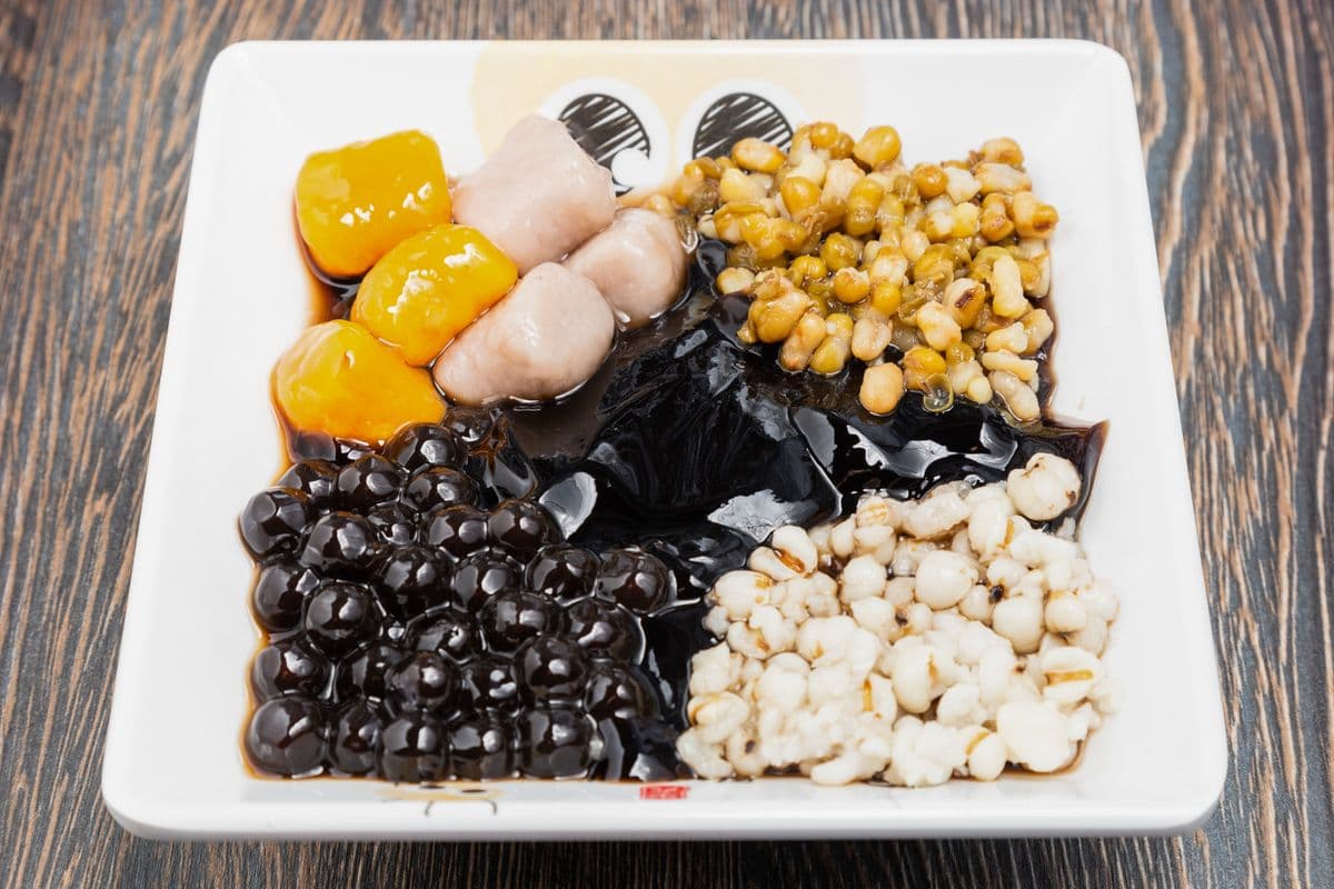 Taro Ball Grass Jelly