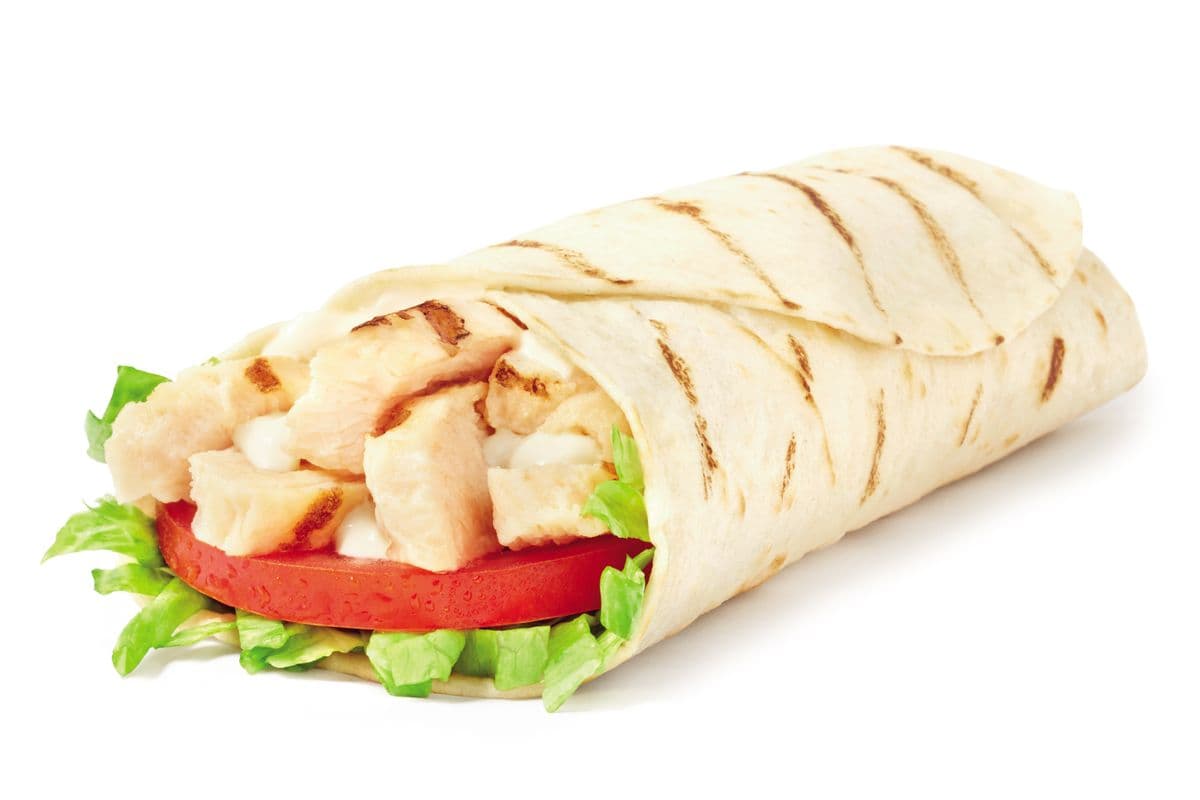 Wrap au poulet grillé