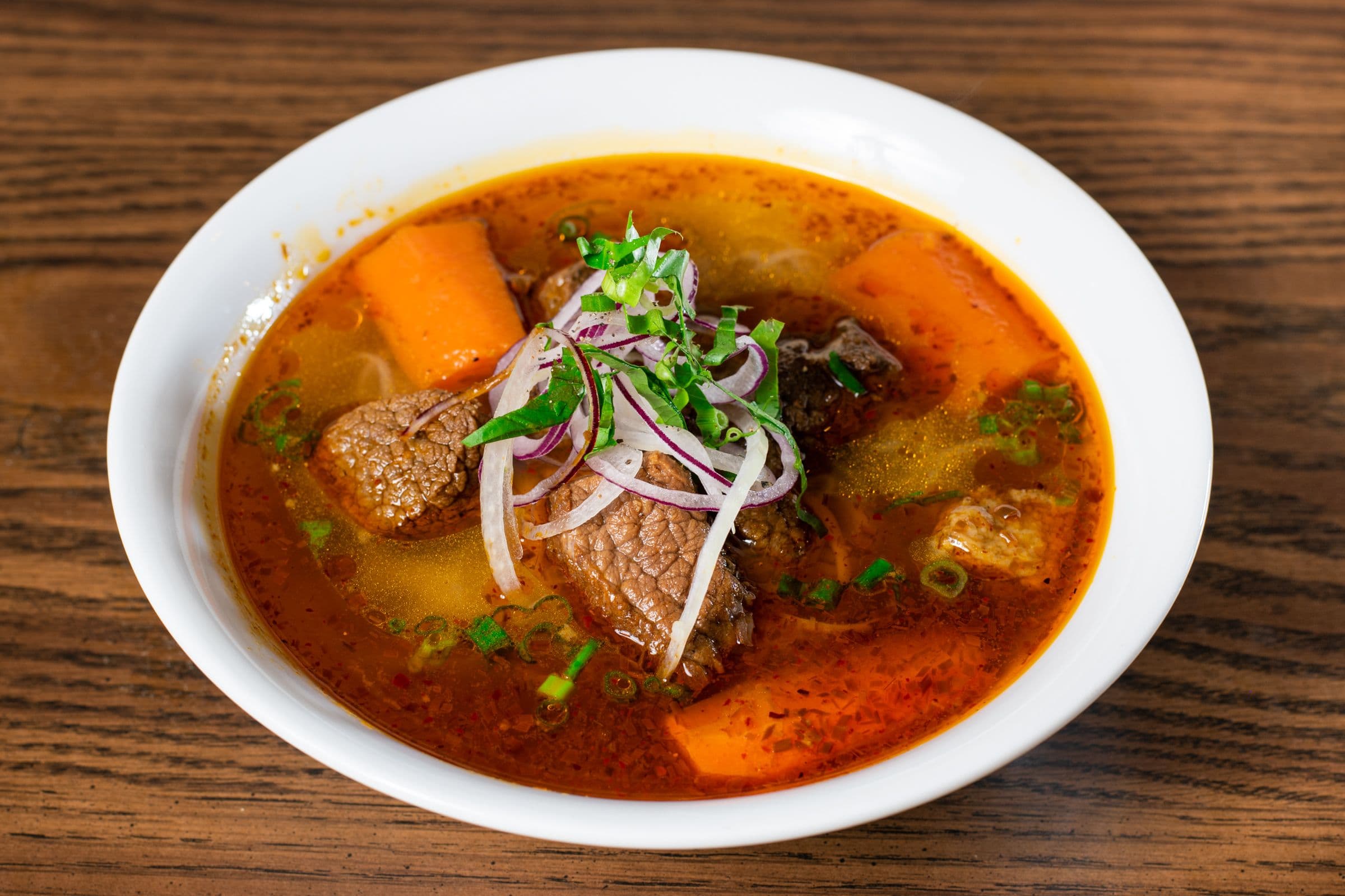 12. Spicy Beef and Pork Hock in Noodle Soup