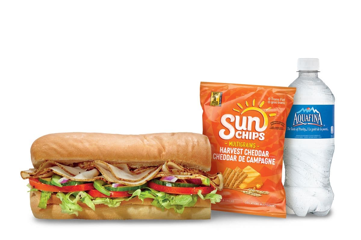 Combo poitrine de dinde 6" / 6" Turkey Breast Sub Combo (400-950 Cals)