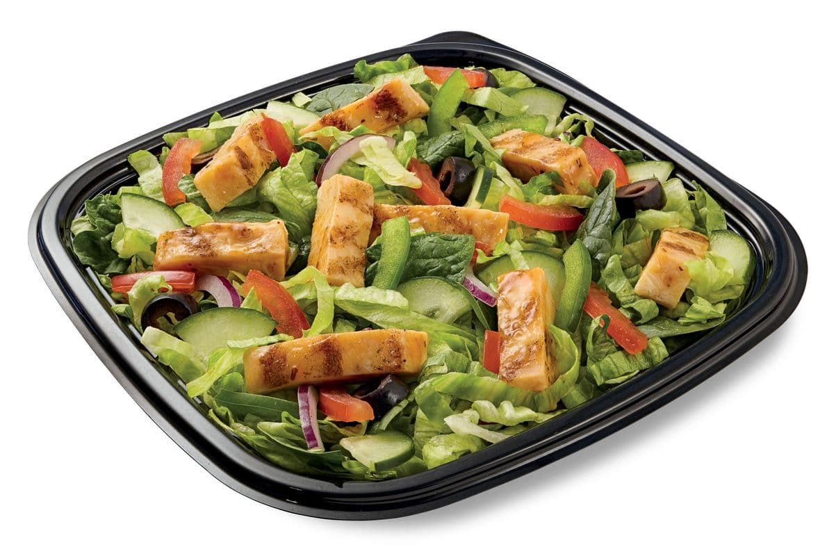 Salade au poulet teriyaki aux oignons doux / Sweet Onion Chicken Teriyaki Salad (220 Cals)