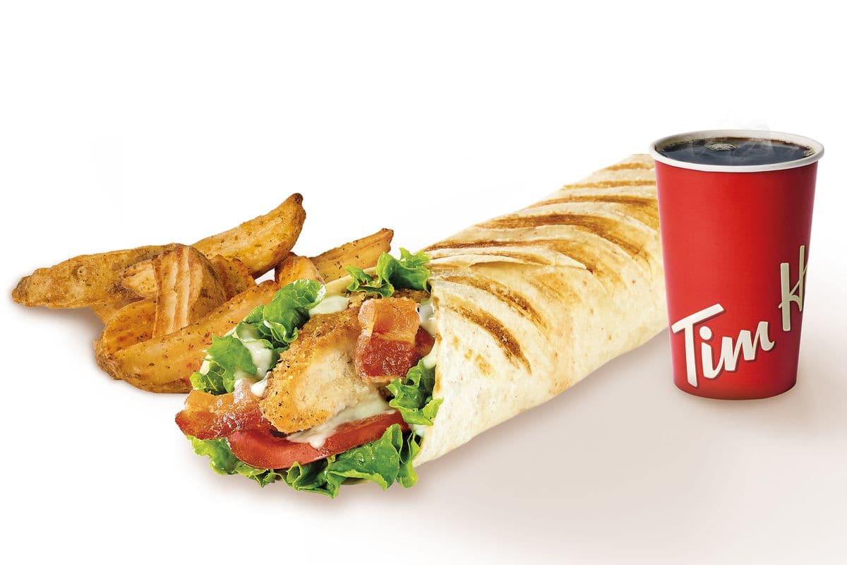 Trio Wrap au poulet, bacon et sauce ranch