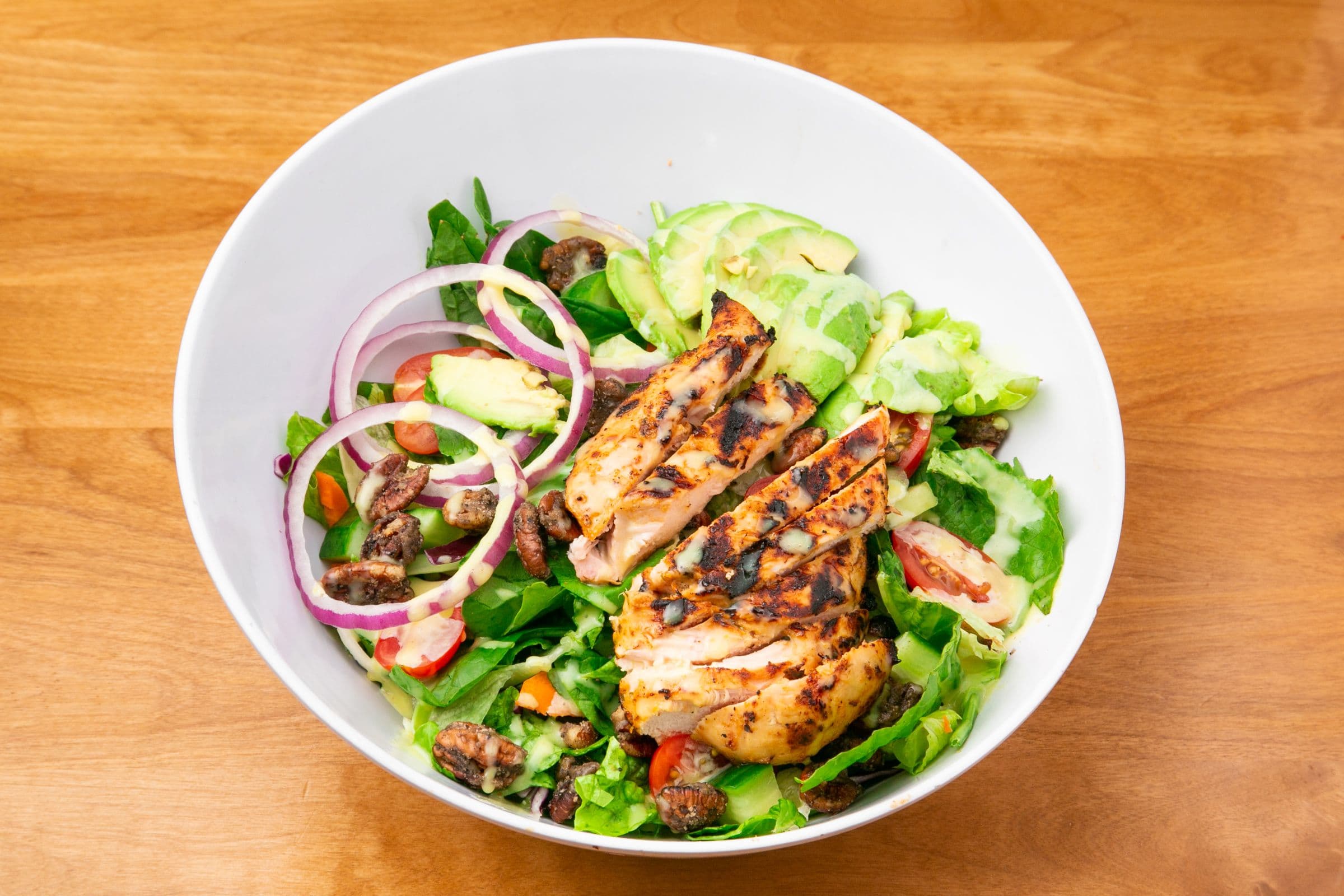 Salade au poulet moutarde au miel / Honey Mustard Chicken Salad