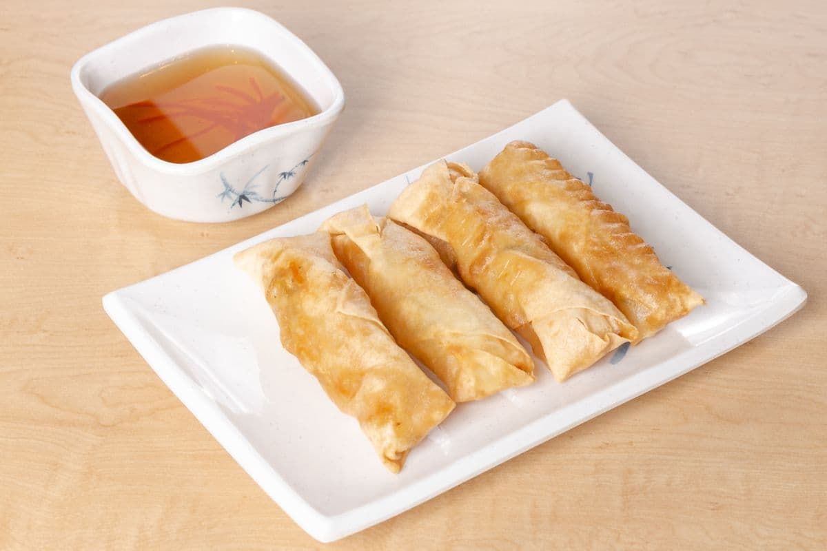3. Crispy Veggie Spring Rolls