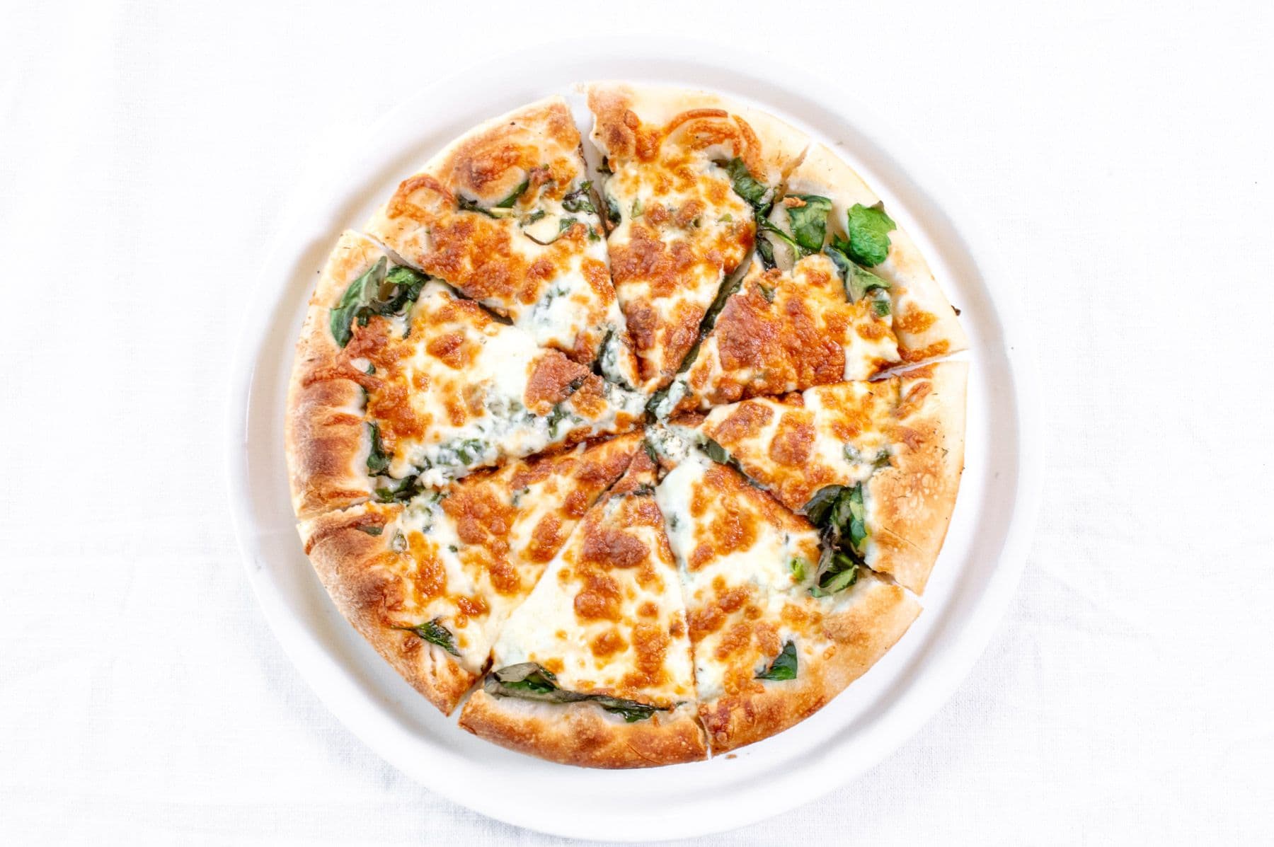 8" Spinach and Feta Pizza