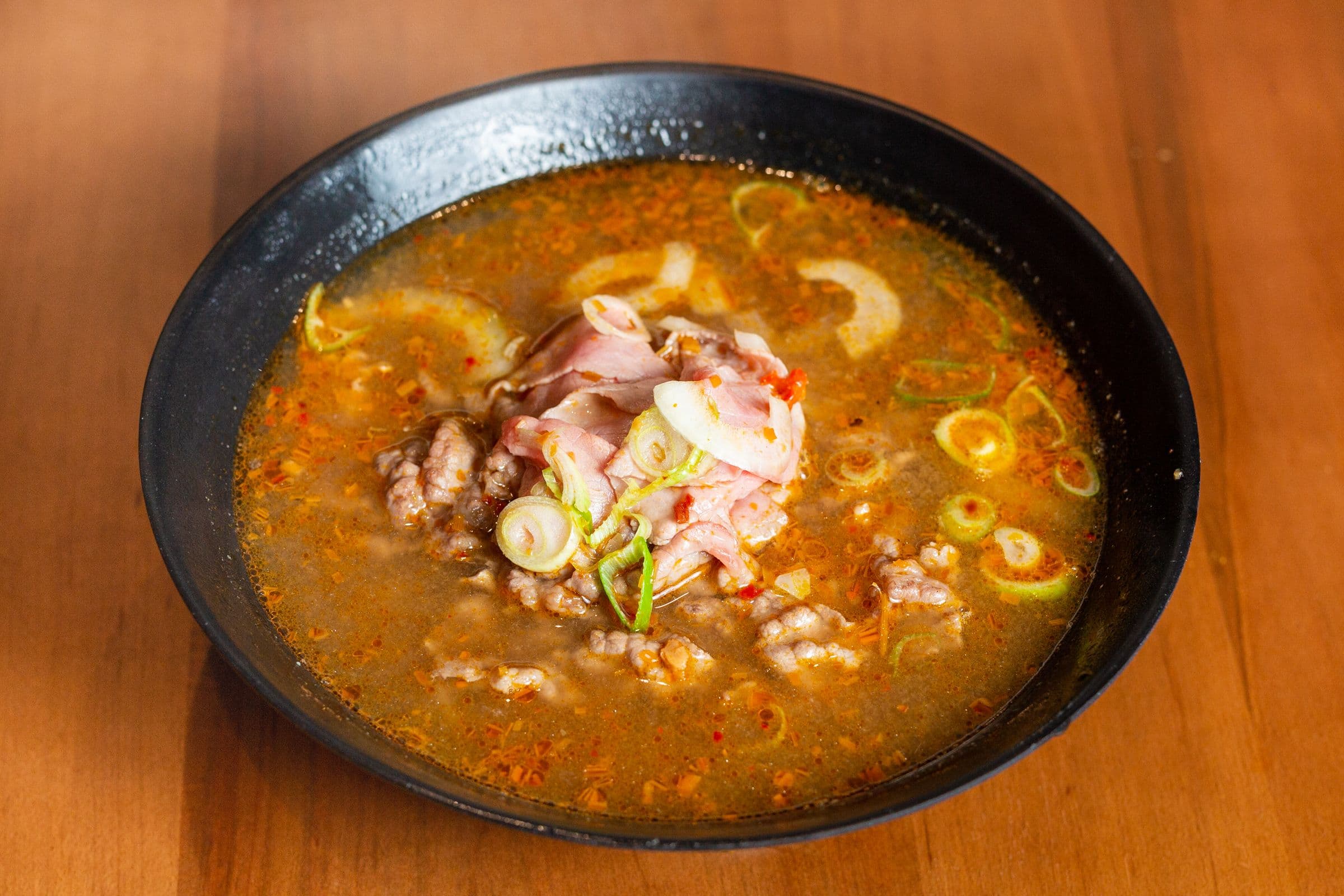 17. Satay Beef with Rice Noodle Soup