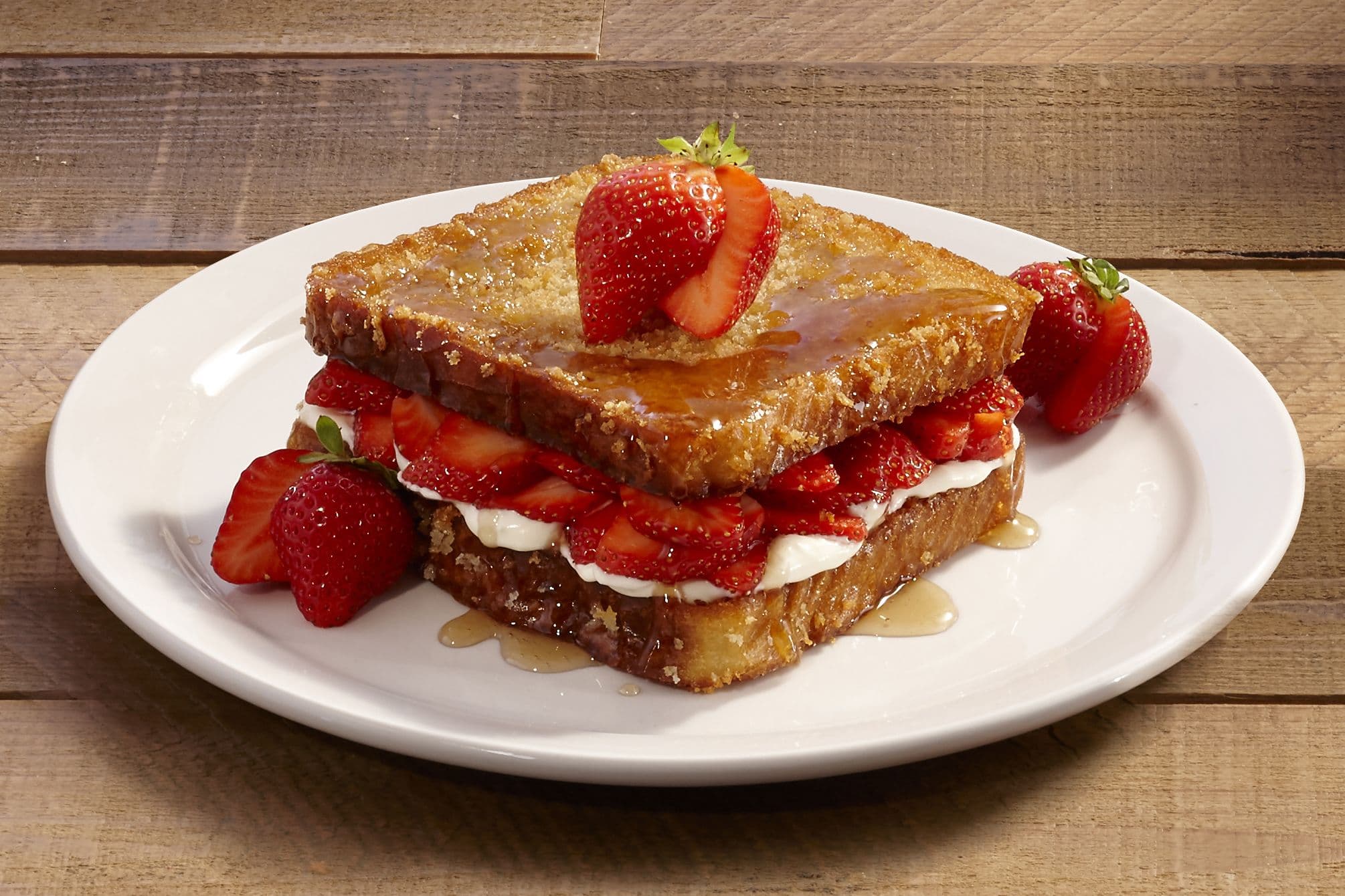 Crispy Strawberry Sandwich
