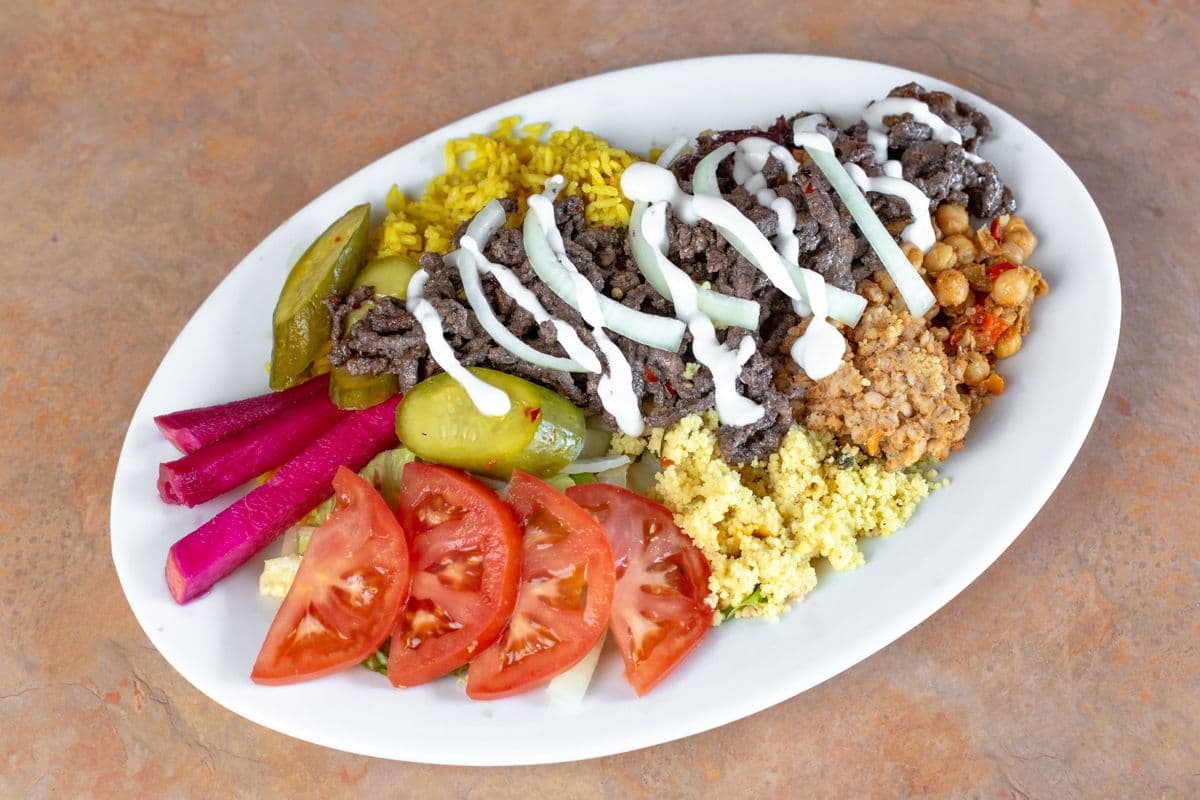 Beef Shawarma Dinner Plate