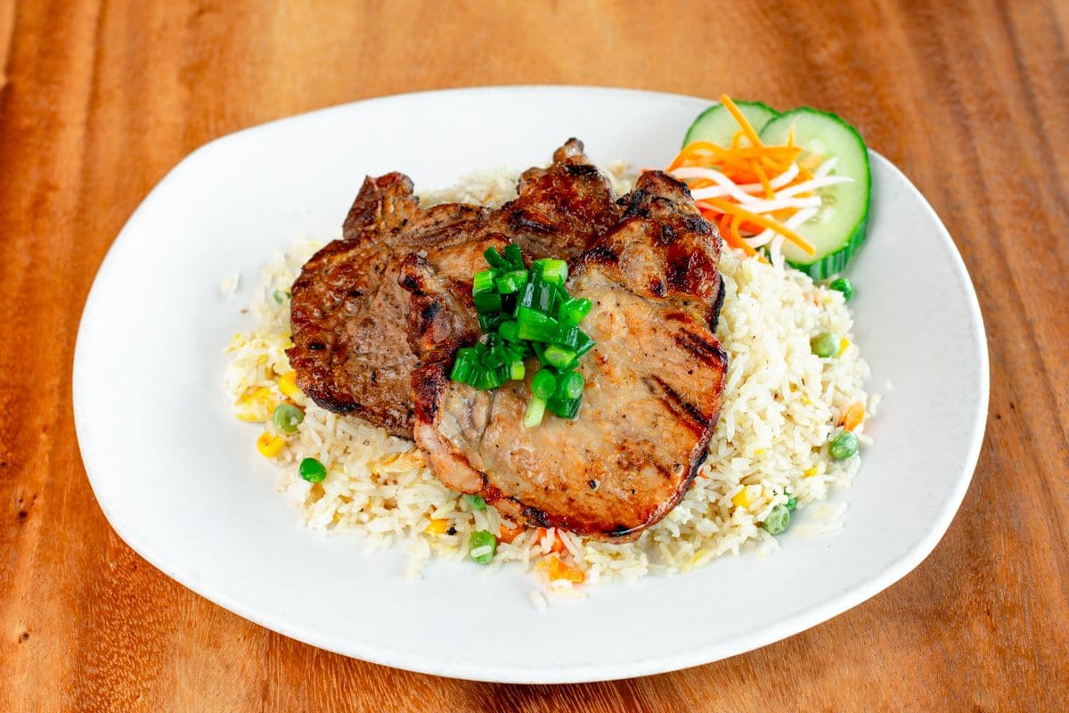 R1. Grilled on Steamed Rice Plate