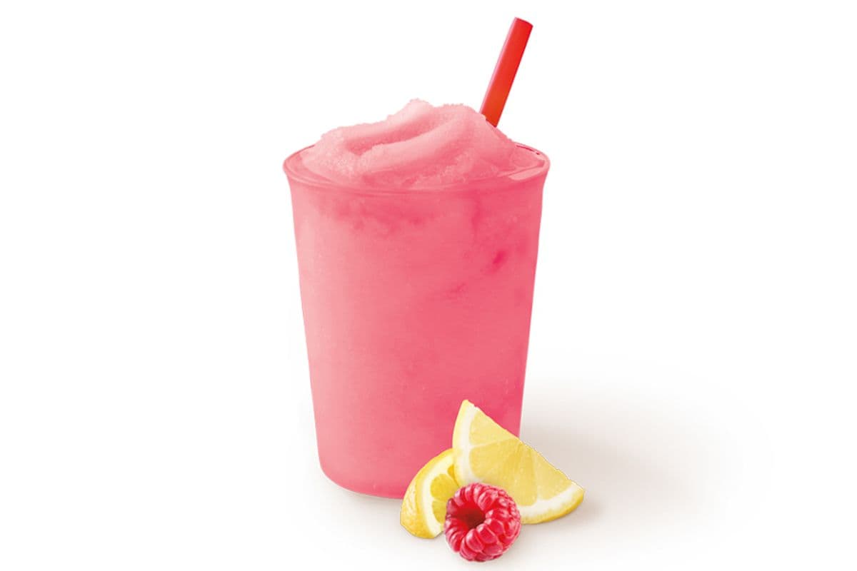 Limonade givrée à la framboise