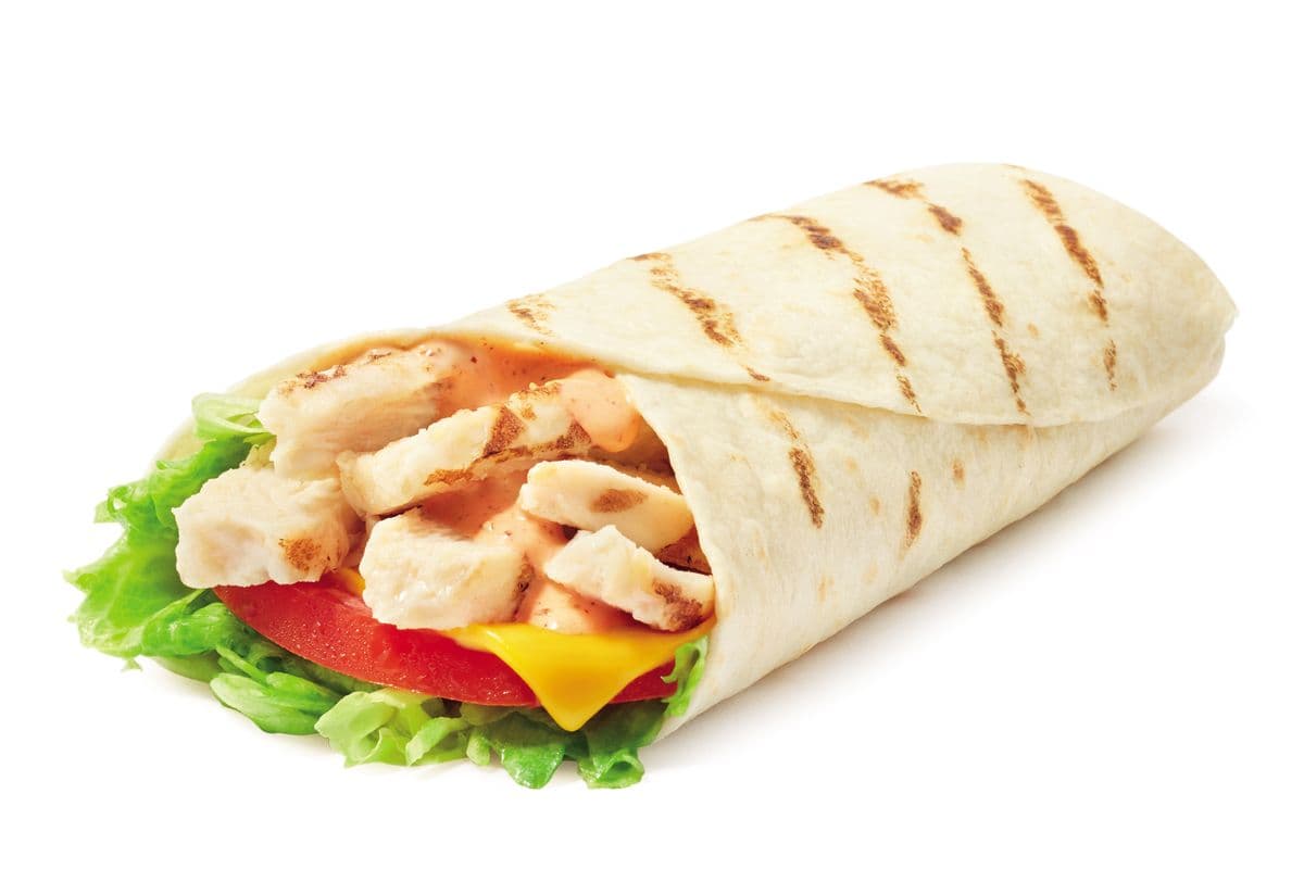 Wrap poulet chipotle et fromage cheddar