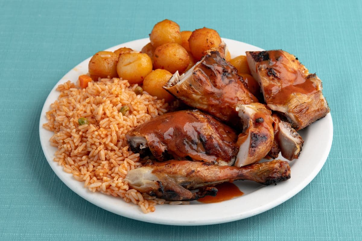 Portuguese BBQ Piri Piri Chicken (Half Chicken Dinner)