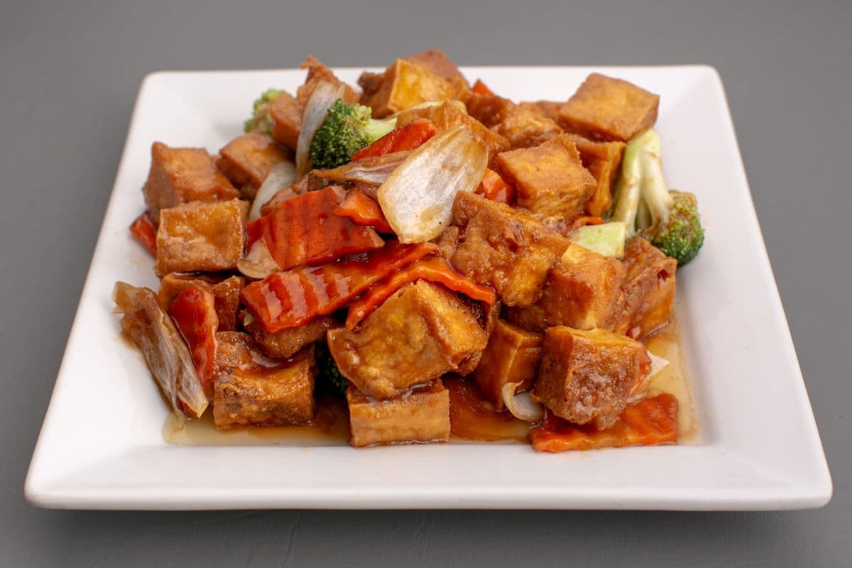 13. Braised Tofu with Vegetables