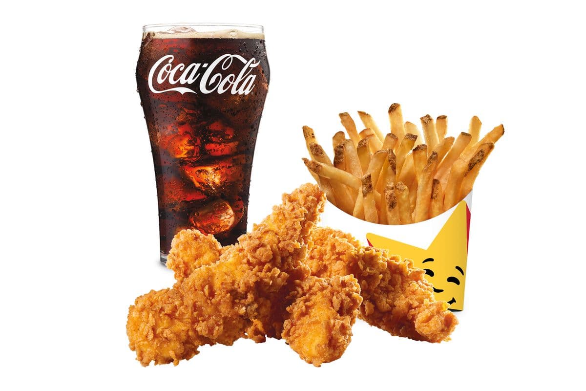 Hand-Breaded Chicken Tender Combo (3 pcs)