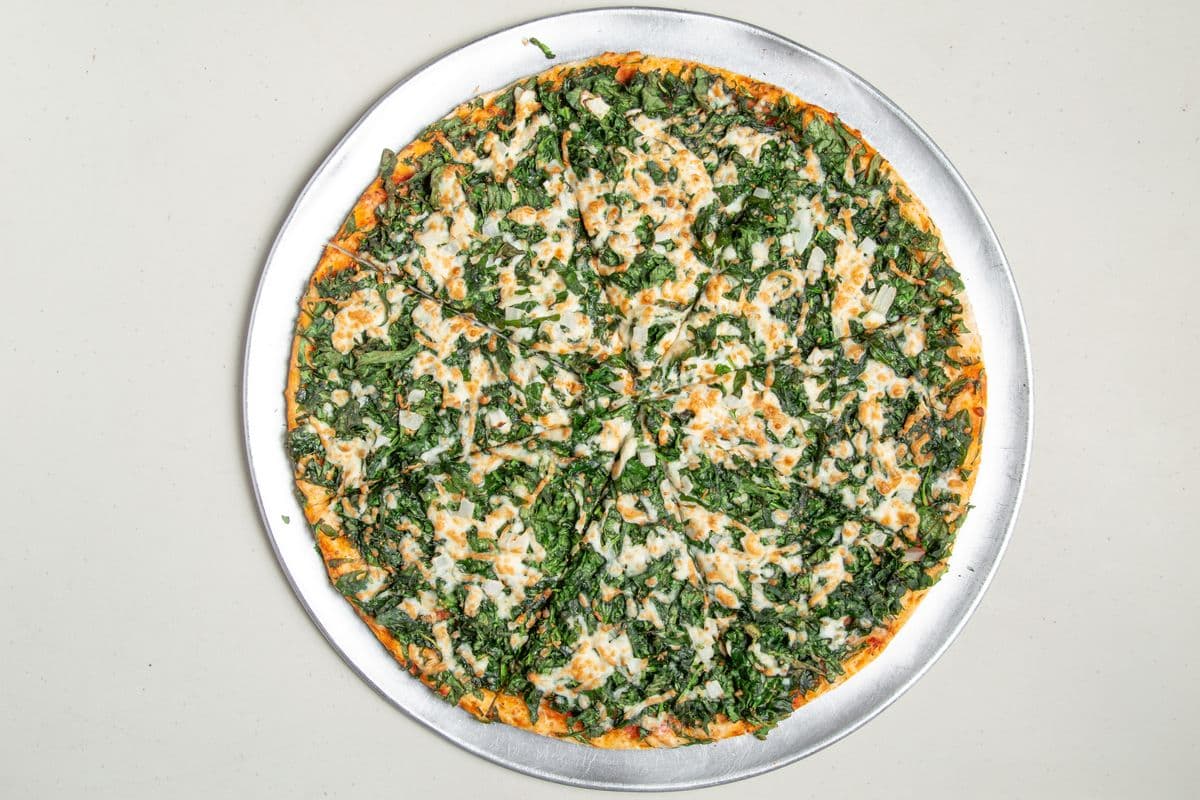 10" Small Spinach and Feta Pizza